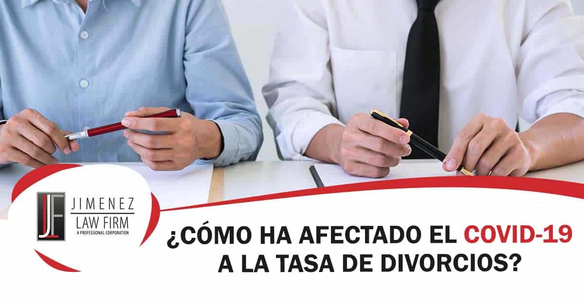 ¿Cómo ha afectado el COVID-19 a la tasa de divorcios?