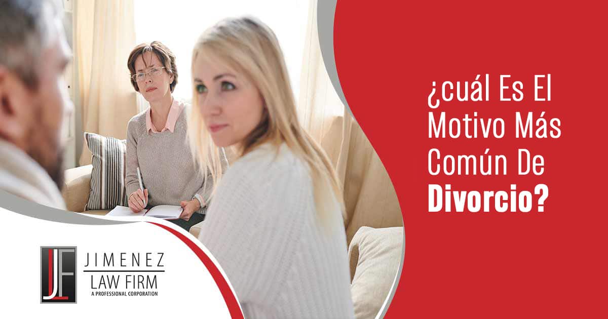 ¿Cuál es el motivo más común de divorcio?