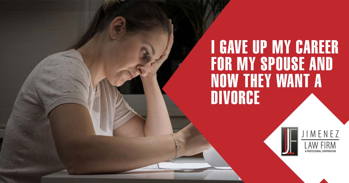 I Gave Up My Career for My Spouse and Now They Want a Divorce