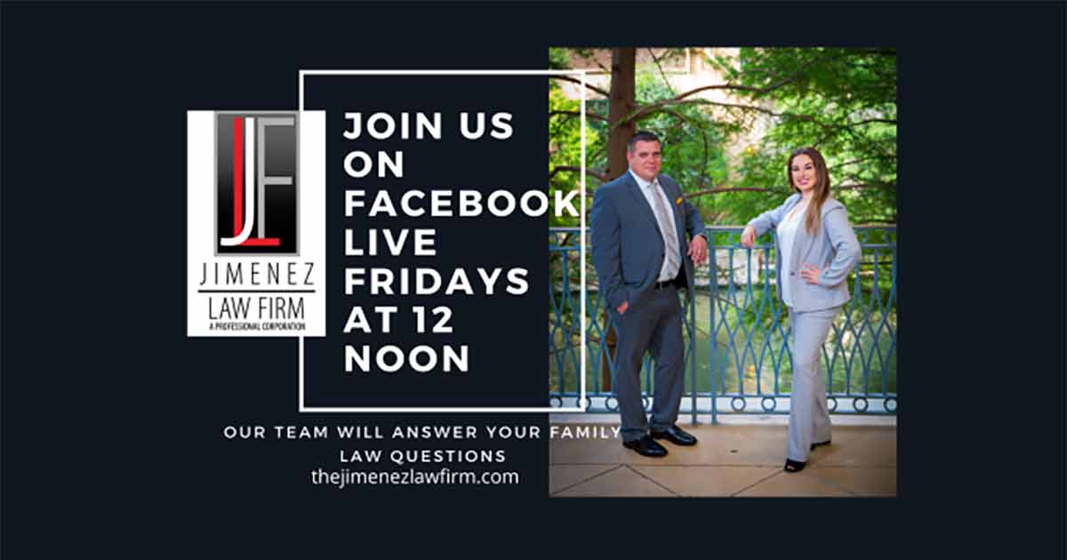 The Attorneys from The Jimenez Law Firm, P.C. answer Family Law questions and current topics