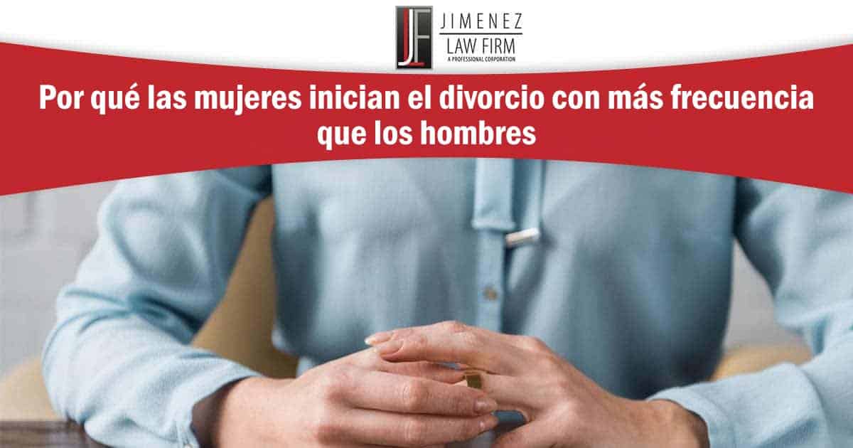 Por qué las mujeres inician el divorcio con más frecuencia que los hombres