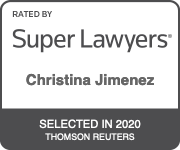 Super Lawyers (R) Christina Jimenez – Selected in 2020 – Thomson Reuters