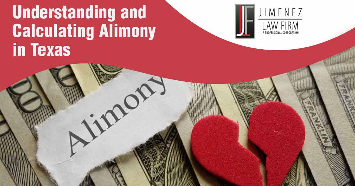 Understanding and Calculating Alimony in Texas