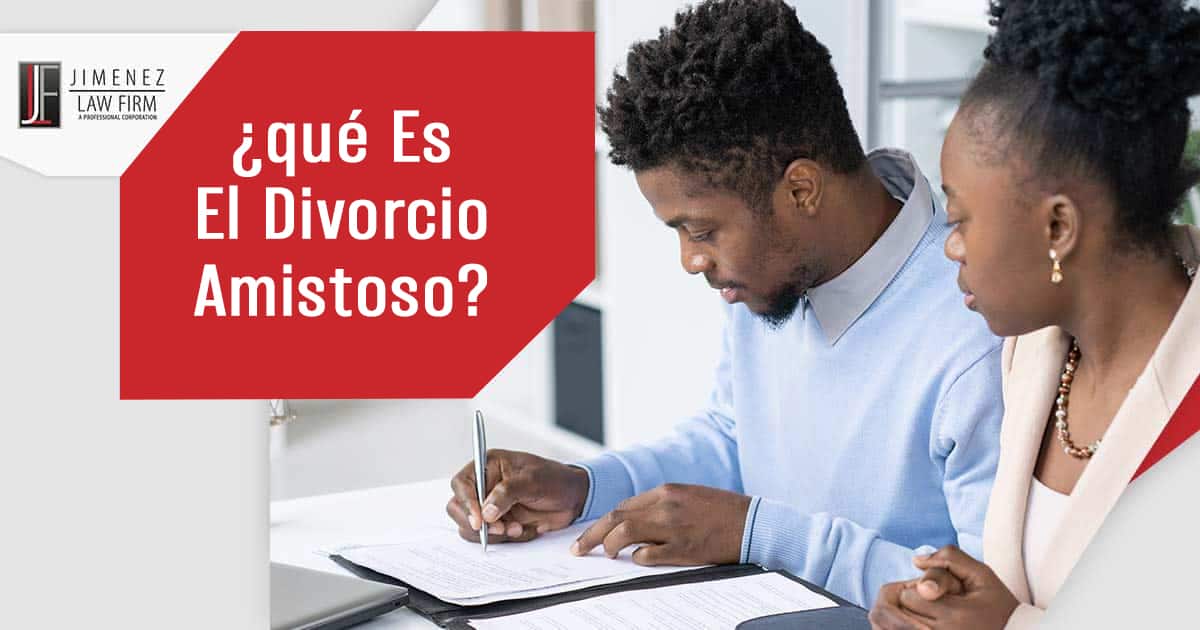 ¿Qué es el divorcio amistoso?